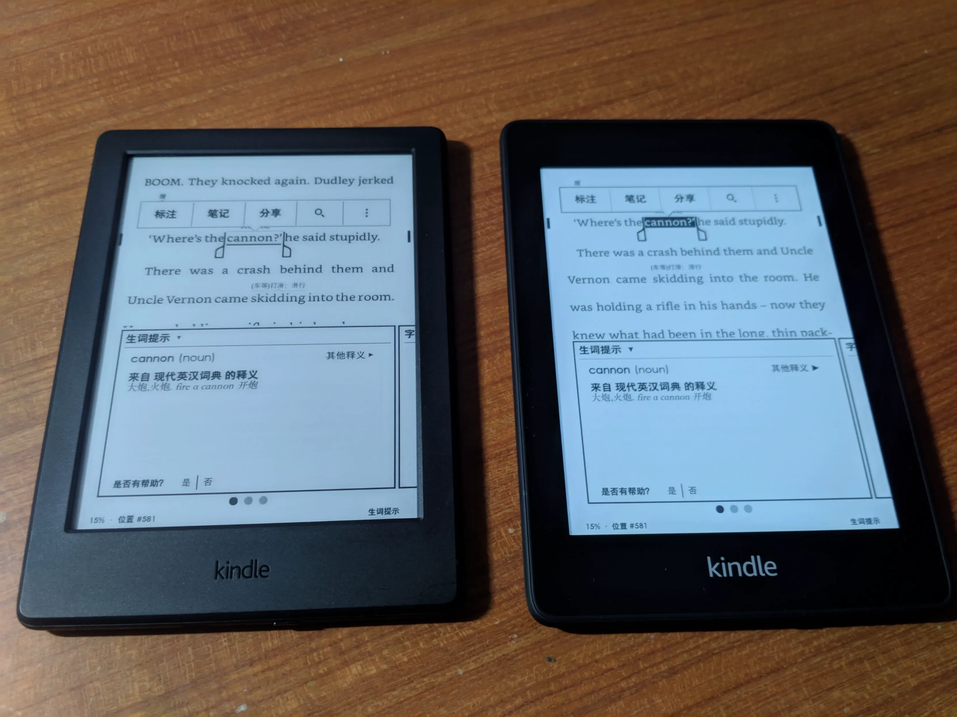 生词提示和字典查询功能